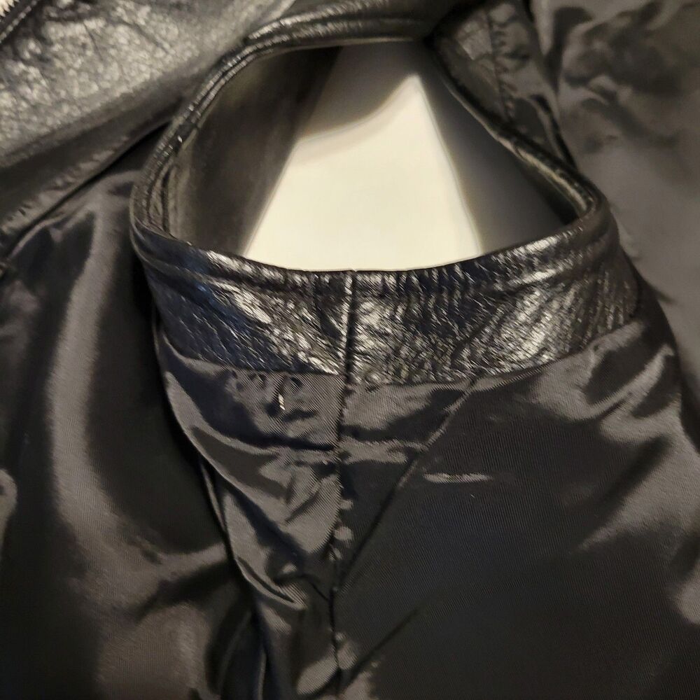 Telluride Clothing Co. Women's Leather Black Vest Jacket  Full Zip Size Large - Picture 8 of 15